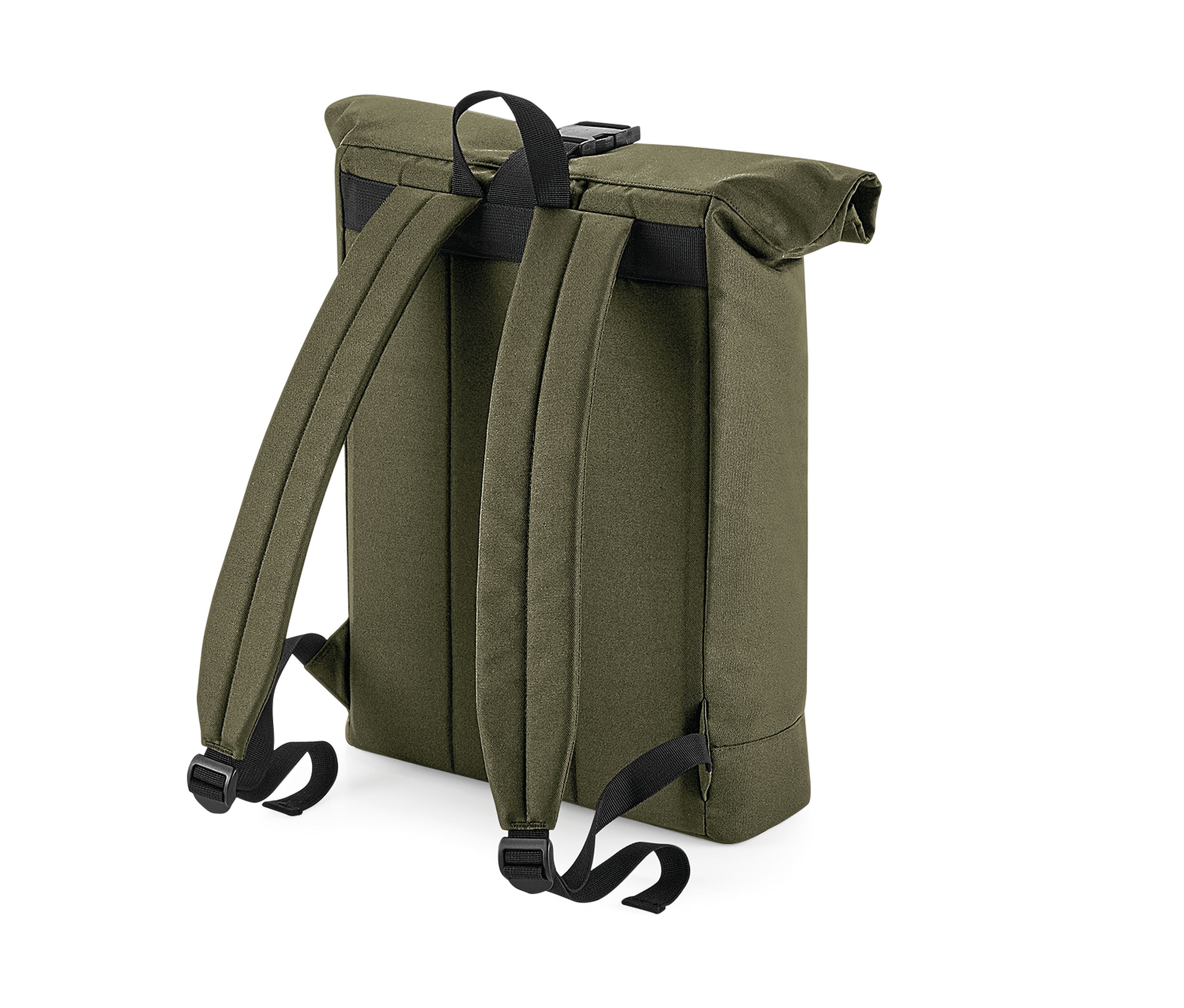 RECYCLED ROLL-TOP BACKPACK